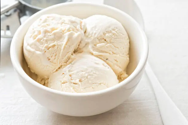 Helado de vainilla